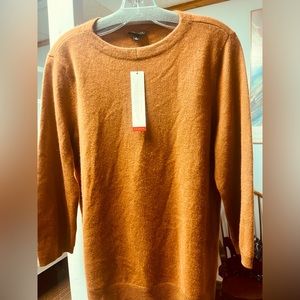 NWT Brown Talbots Cashmere sweater